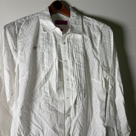 Talbots "The Oprah Magazine Collection" White Tuxedo Long Sleeve Sz 14 - Picture 4 of 6